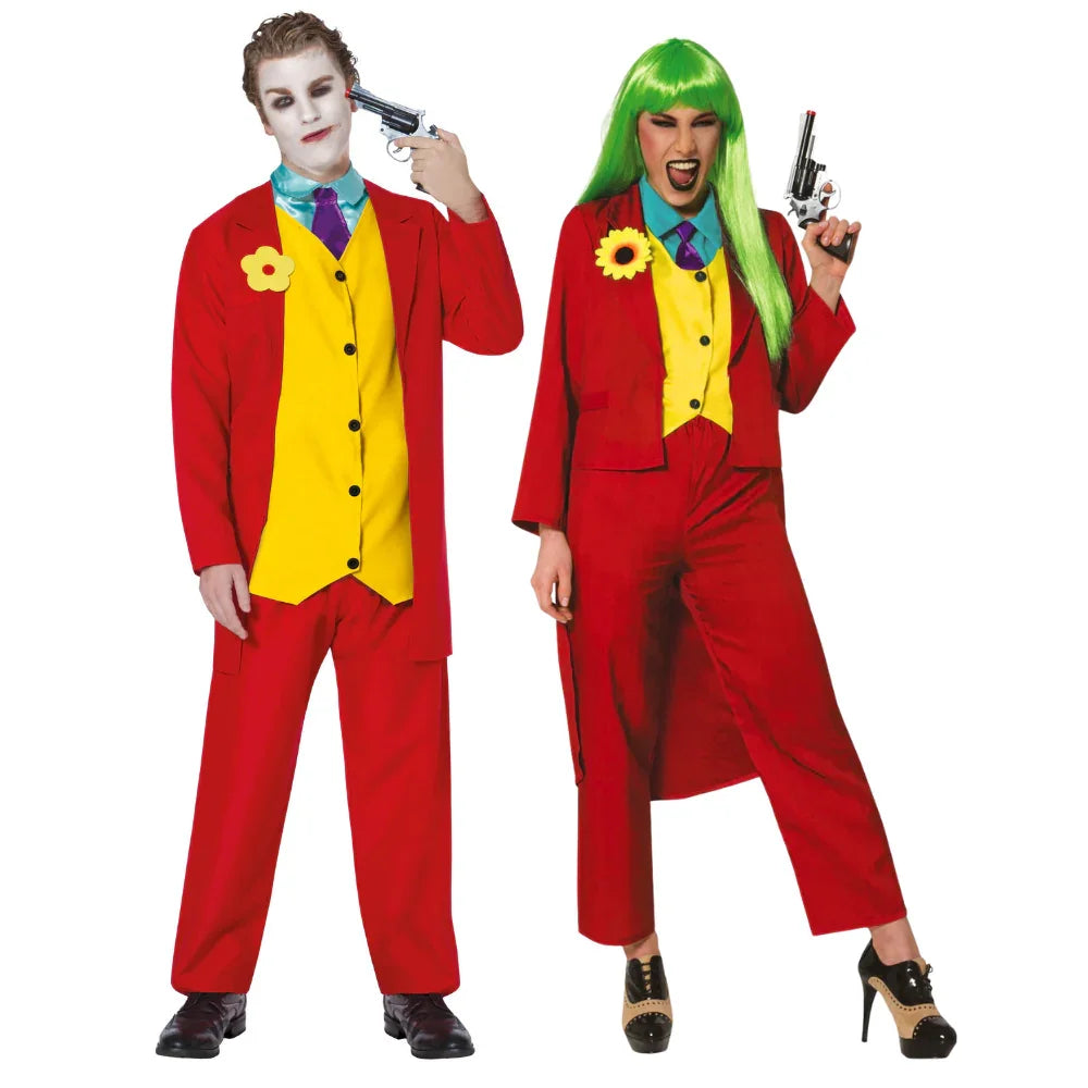 Disfraces en Pareja de Joker Rojo Joker Disfraces Simon