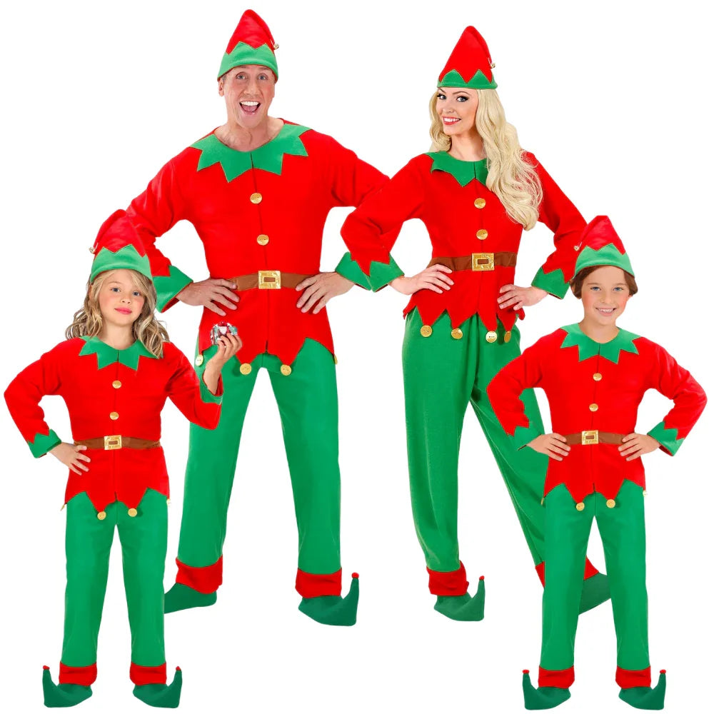 Disfraces para Grupo de Elfos de Navidad Elfos Navideños Disfraces Simon