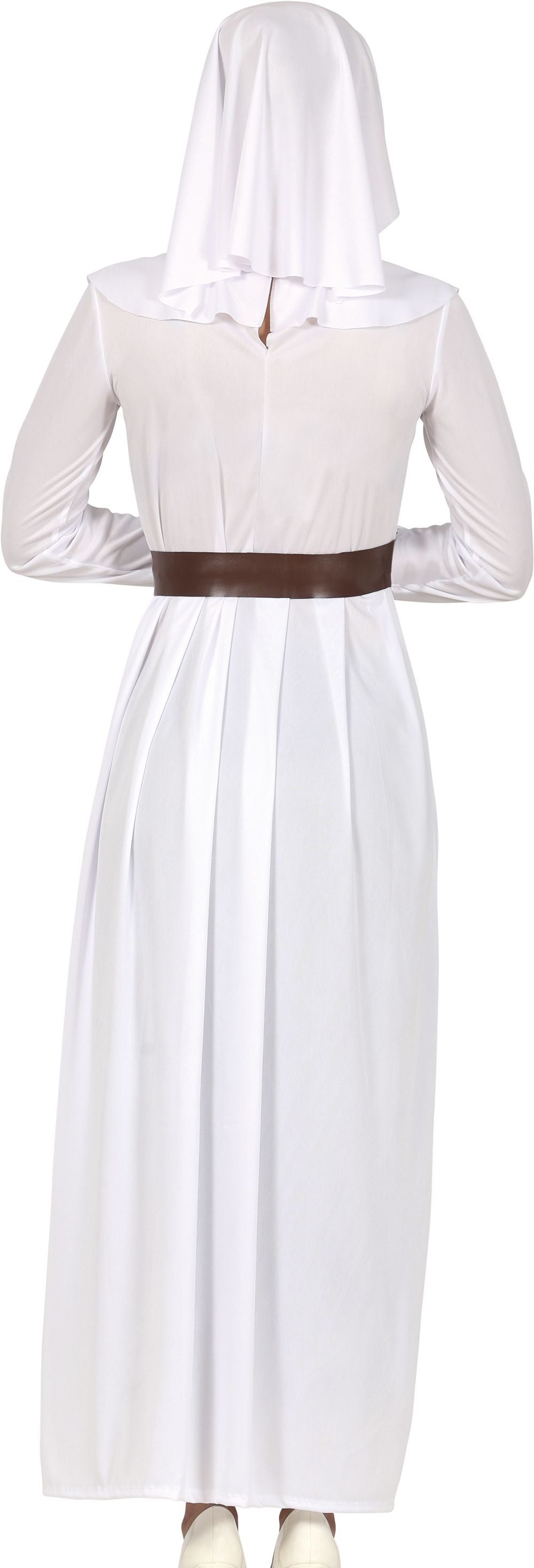 Disfraz de Monja Novicia Blanco para Mujer