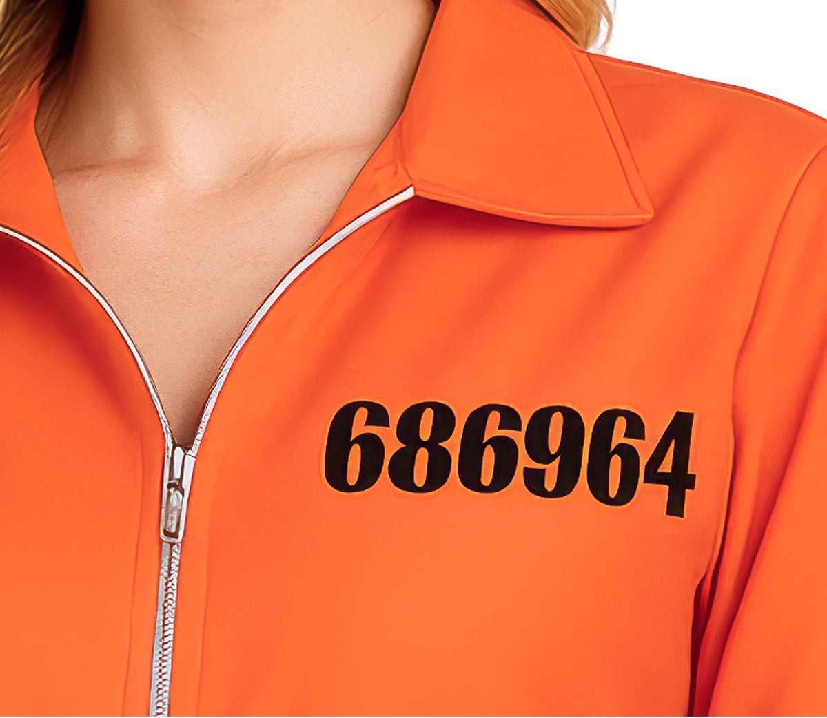 Disfraz de Convicta Naranja para Mujer