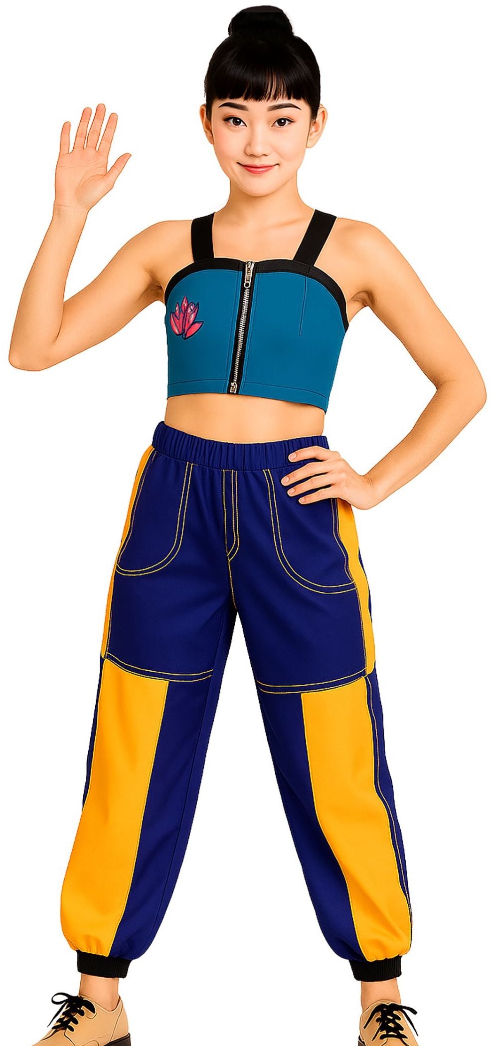 Disfraz de Zoey Pantalón K-Pop para Adulta