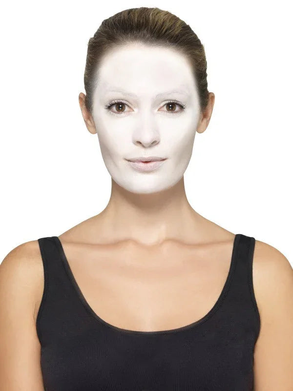 Disfraz de Mimo con Set Maquillaje Payasos, Bufones y Arlequines Smiffys