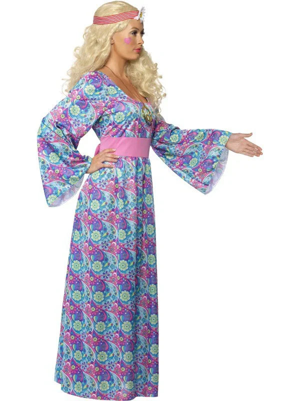 Disfraz de Hippie Estampado para Mujer Hippies Smiffys