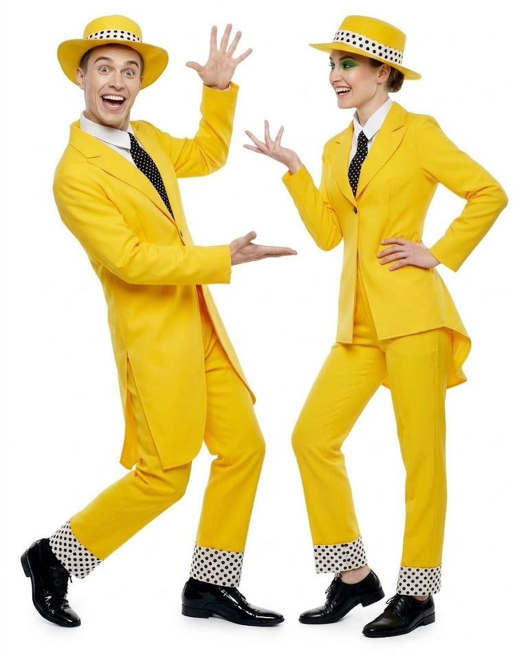 Costumi in Coppia di Costumi Gialli
