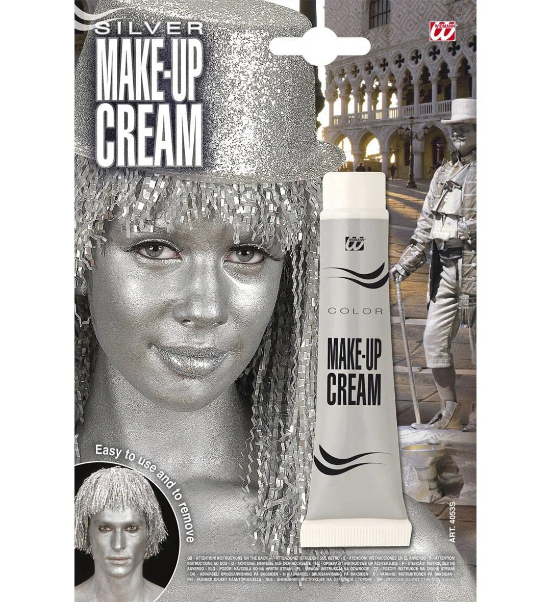 Maquillaje Gel Plateado Maquillajes y Pinturas Widmann