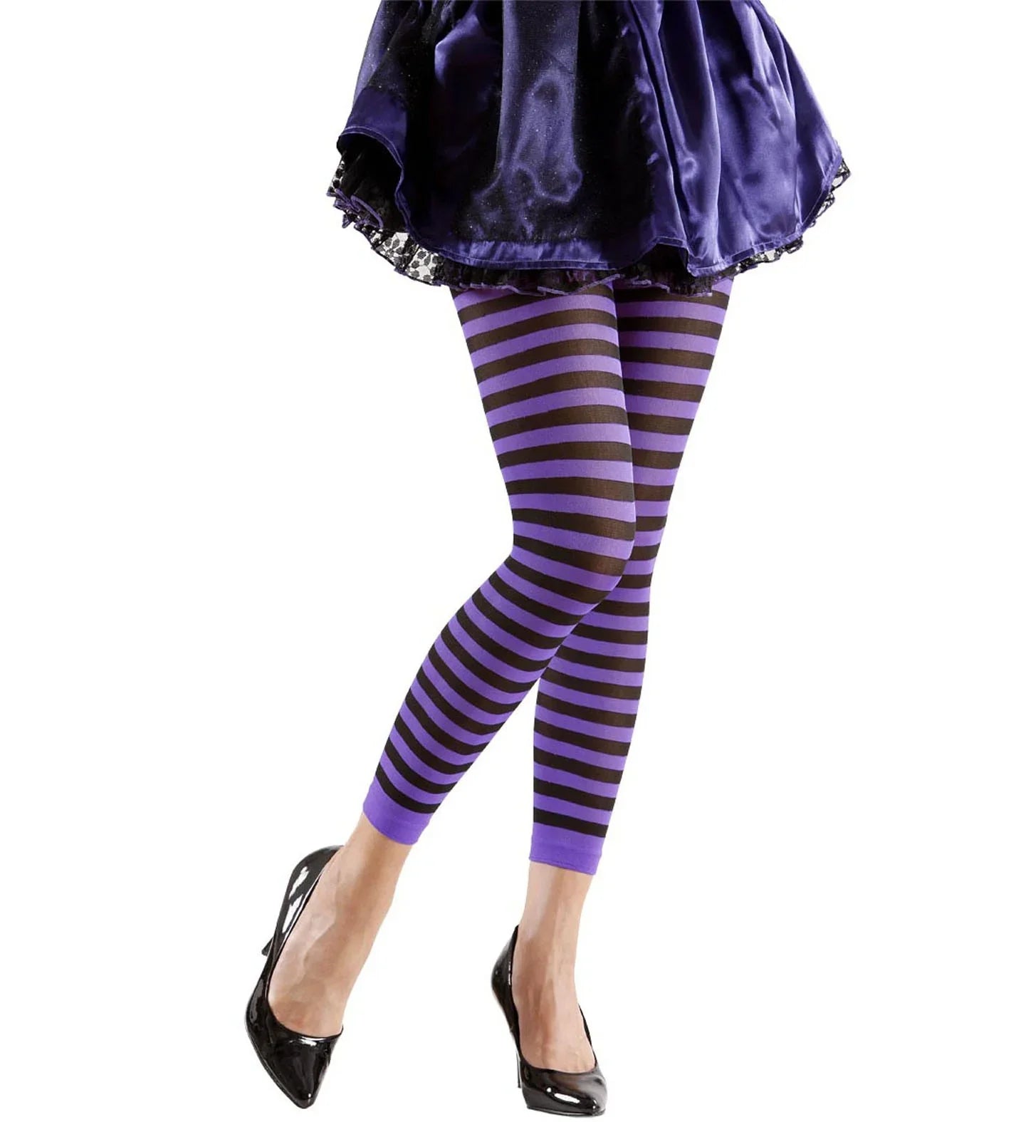 Pantys sin Pie de Rayas de Colores Medias y Pantys Widmann