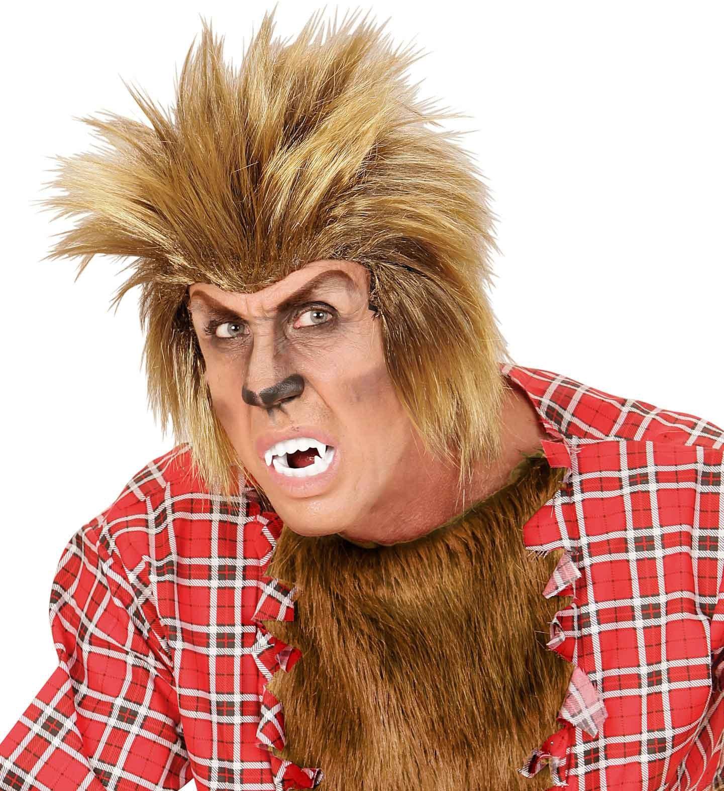 Peluca de Hombre Lobo Castaña Pelucas Widmann