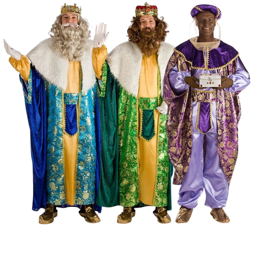 Disfraces para Grupo de Melchor, Gaspar y Baltasar Reyes Magos y Pajes Disfraces Simon