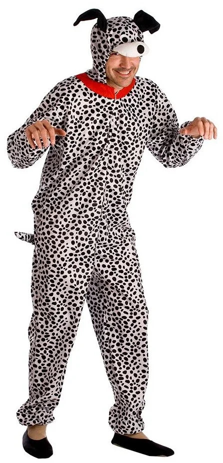 Disfraces en Pareja de Cruella de Vil y Perro Dálmata 101 Dálmatas Disfraces Simon