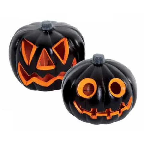 Calabaza Negra con Luz Decoración Halloween Rubies