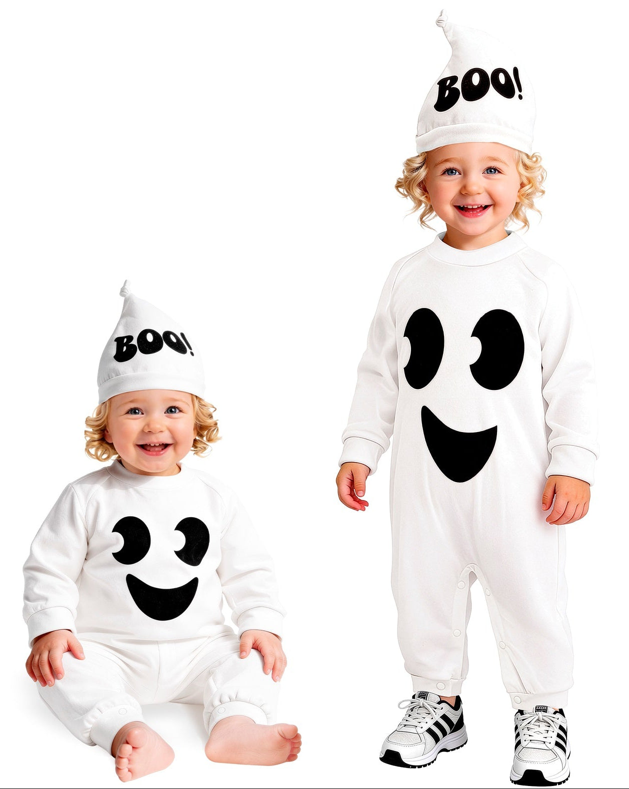 Costume Fantasma Sorridente per Neonato