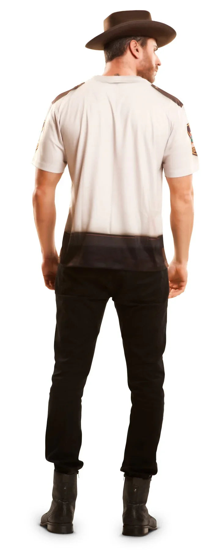 Camiseta de Sheriff para Hombre Camisetas Disfraz Viving
