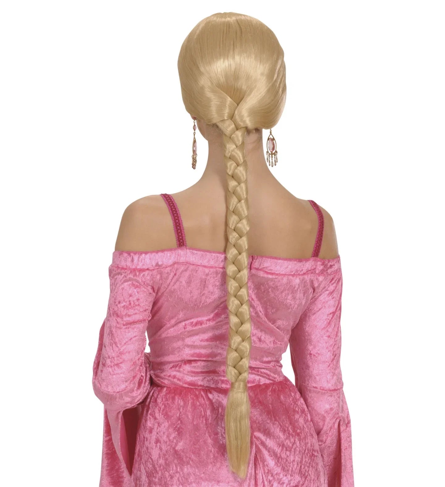 Peluca Medieval Rubia con Trenza Pelucas Widmann