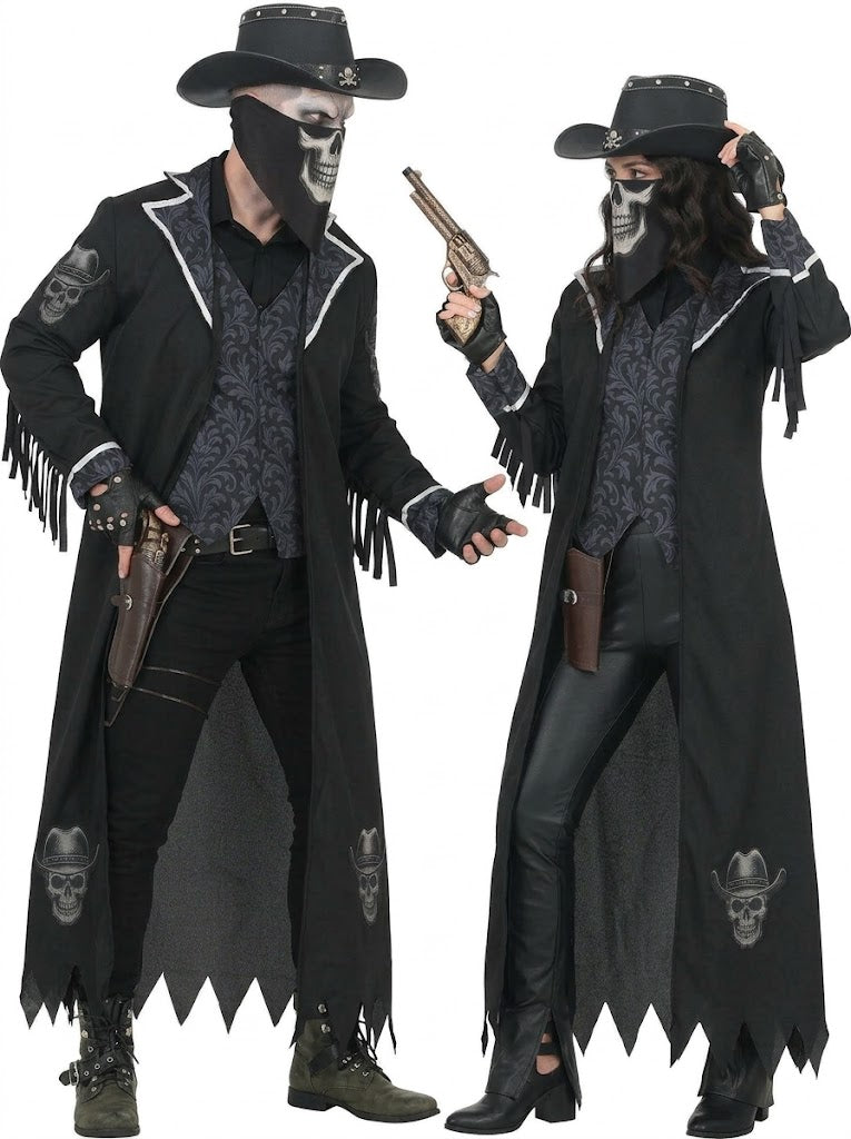 Costumi in coppia da cowboy gotici