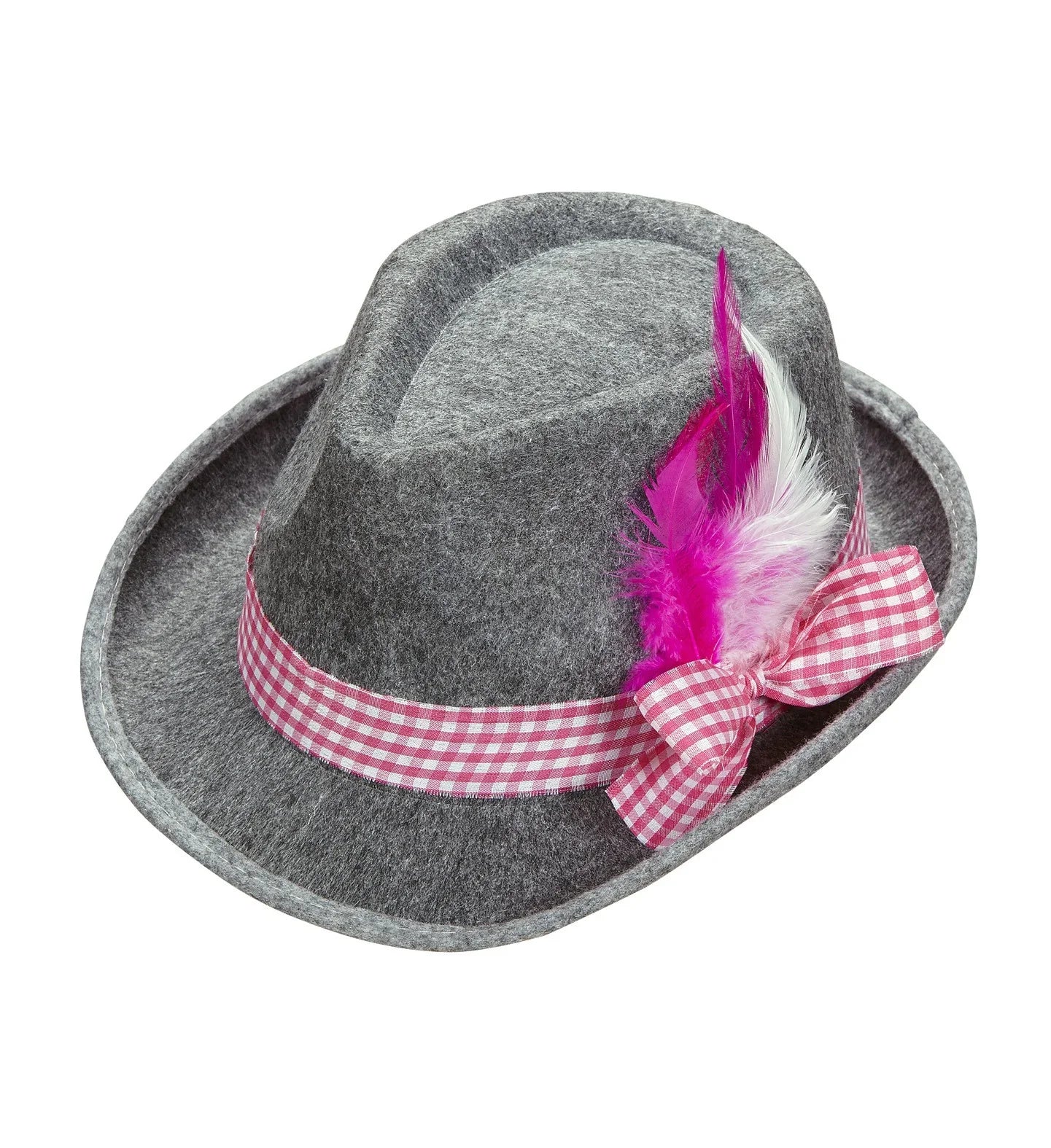 Sombrero Oktoberfest Gris y Rosa Sombreros y Gorros Widmann