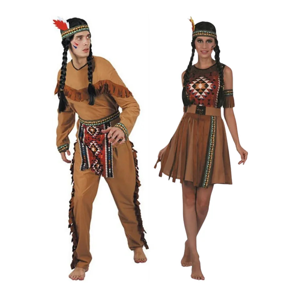 Disfraces en Pareja de Indios Comanches Indio Disfraces Simon