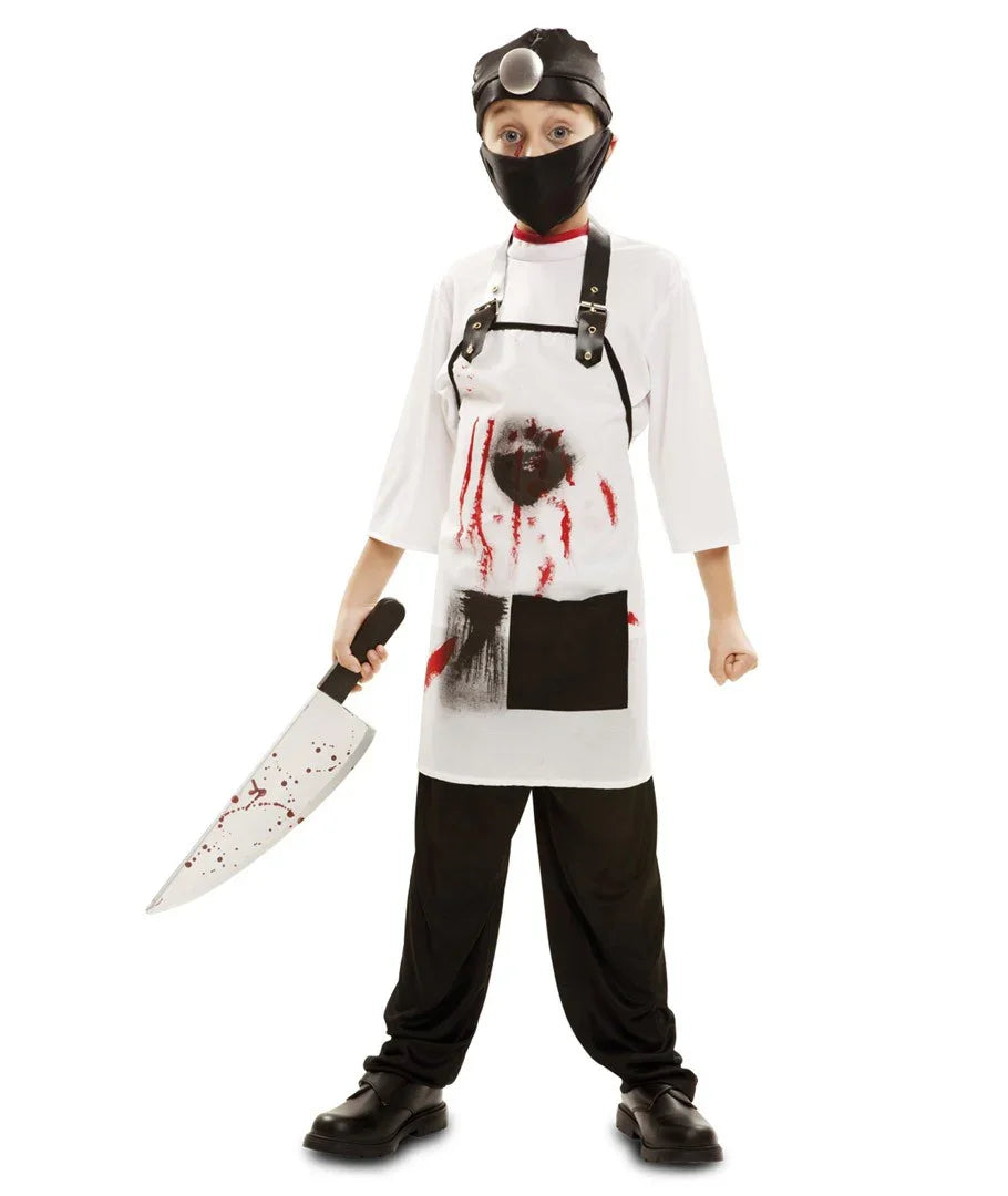 Disfraz de Doctor Asesino para Niño Halloween Infantiles Viving