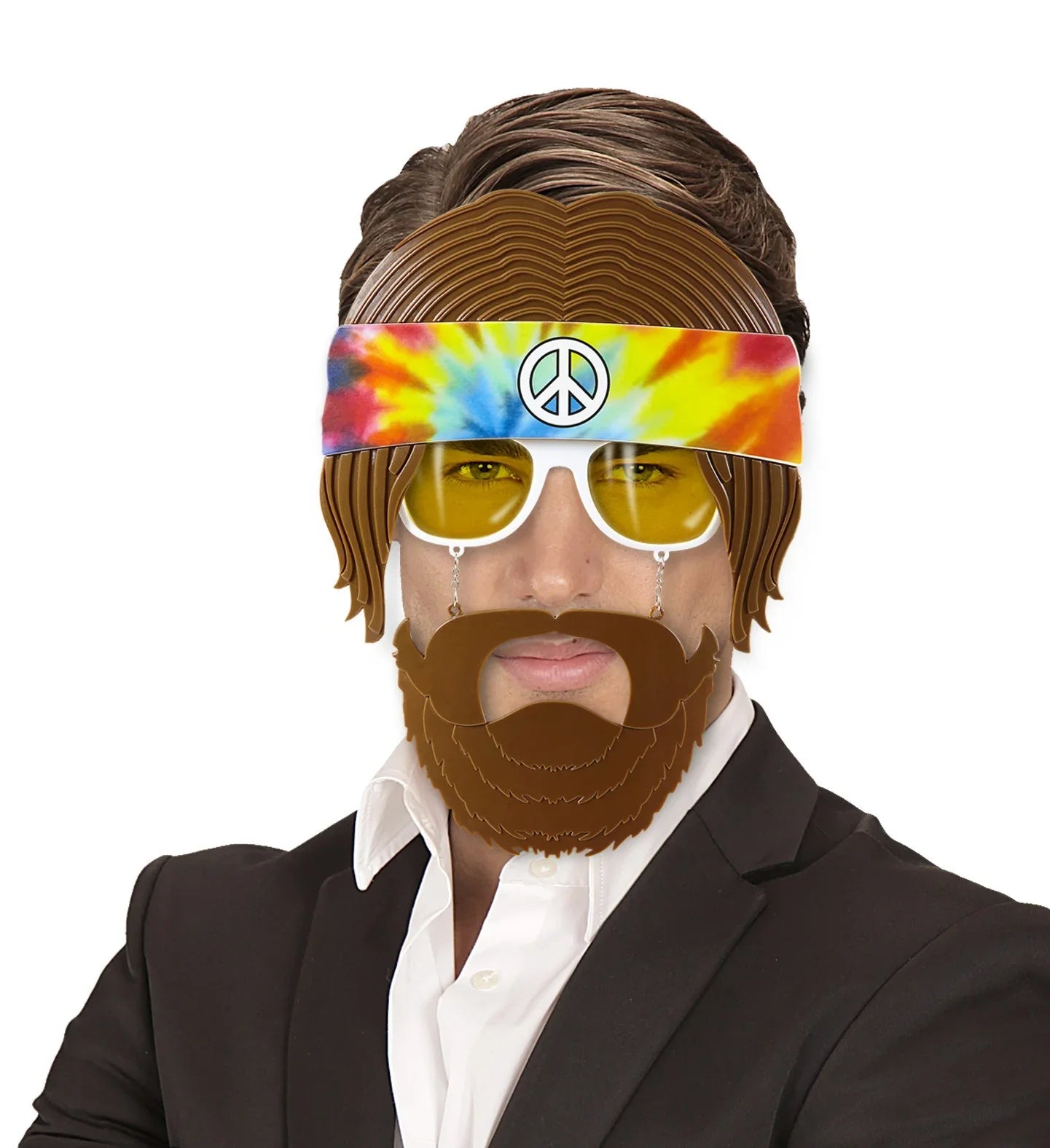 Gafas de Hippie para Photocall Gafas Widmann