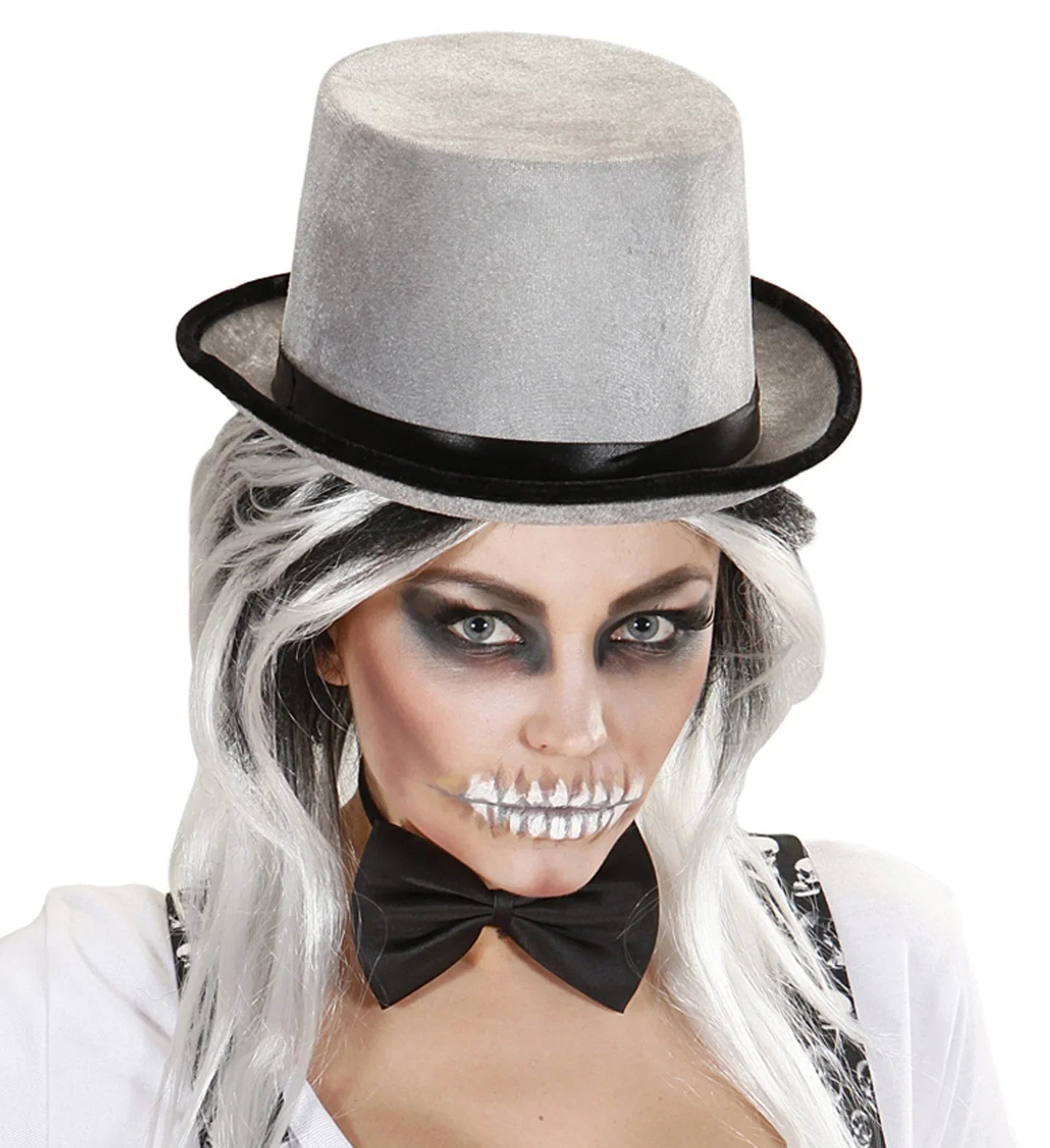 Chistera gris de terciopelo Sombreros y Gorros Widmann