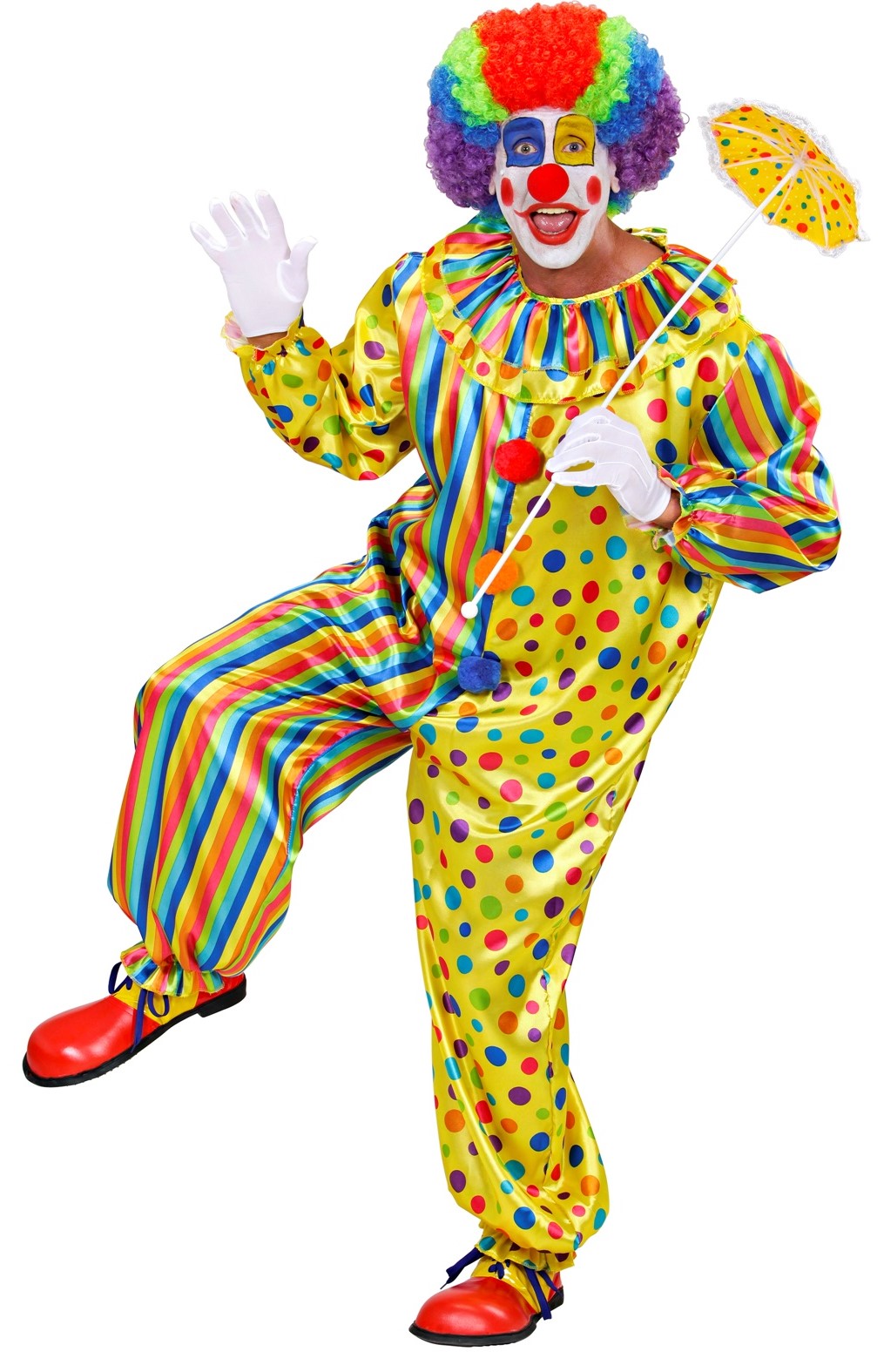 Costume da Pagliaccio Giallo per Adulto