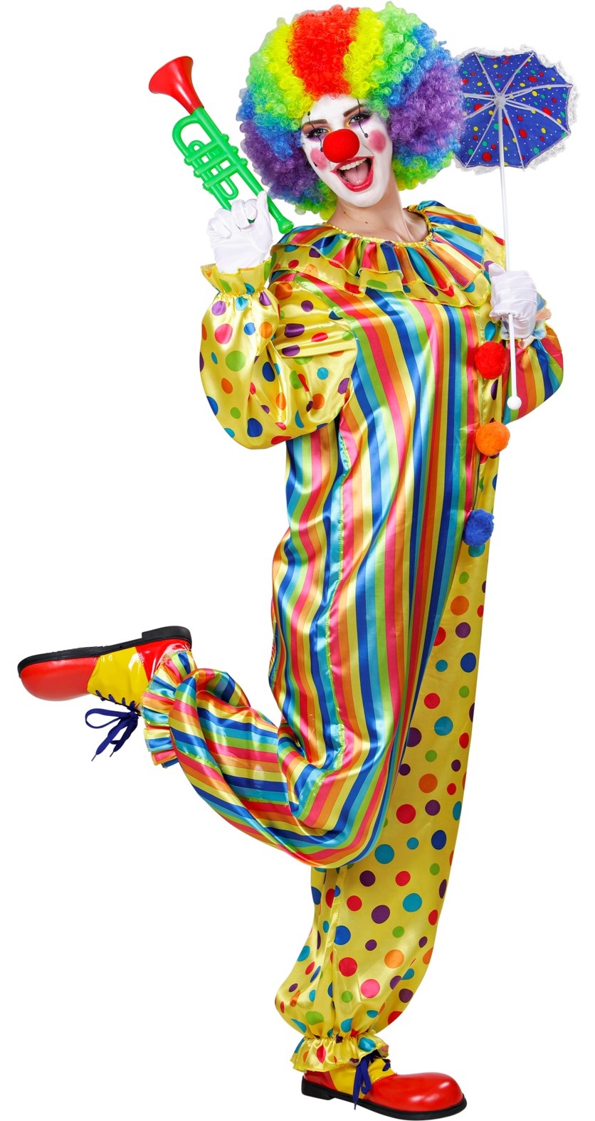 Costume da Pagliaccio Giallo per Adulto