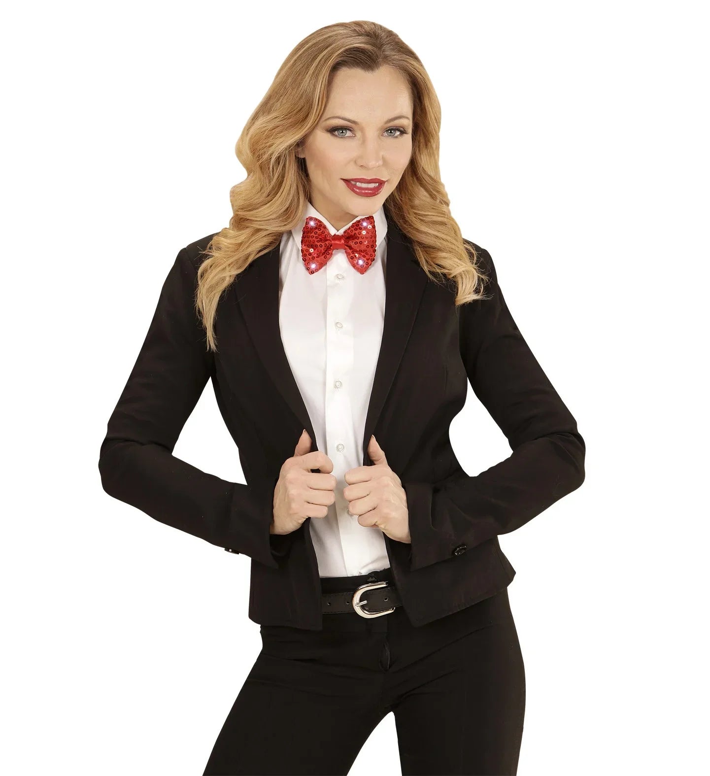 Pajarita Roja con Luces Corbatas, Pajaritas y Tirantes Widmann