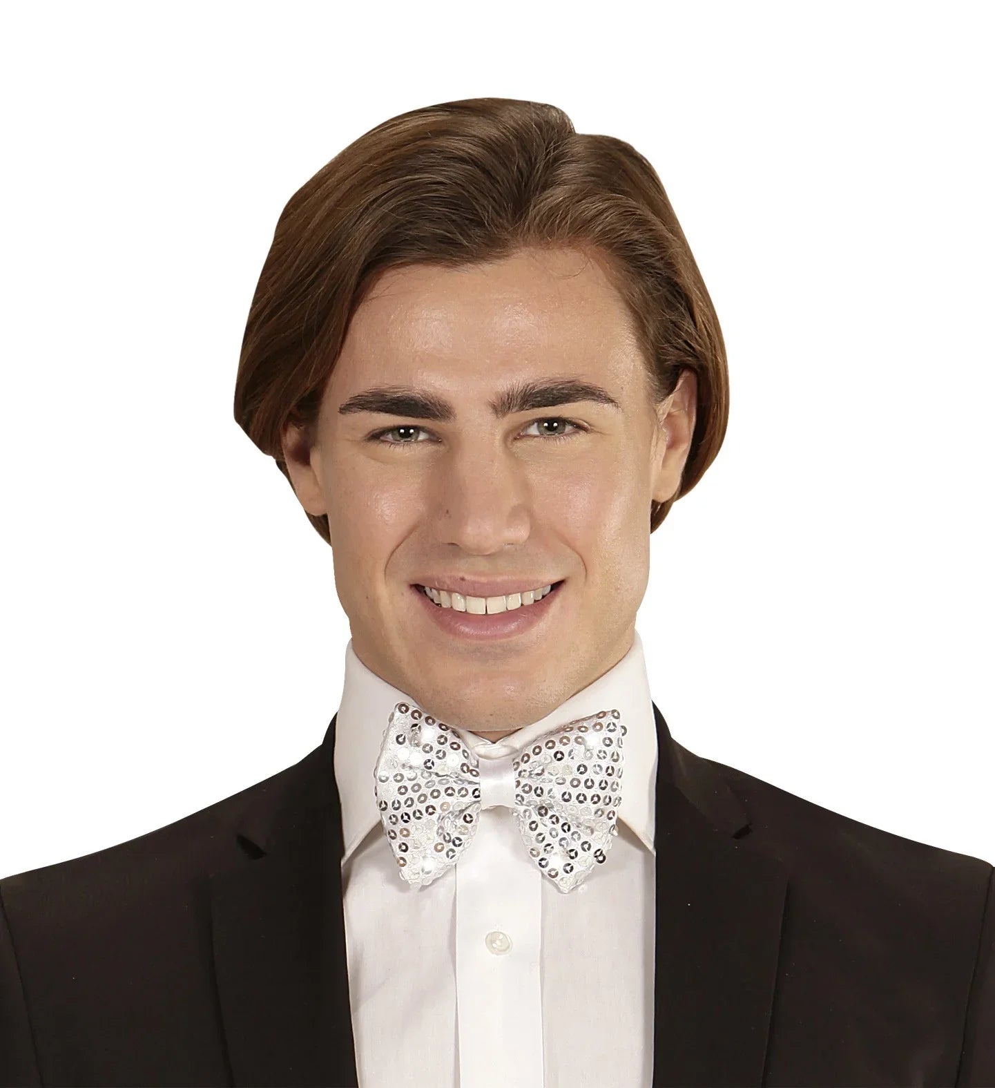 Pajarita Plateada con Luces Corbatas, Pajaritas y Tirantes Widmann