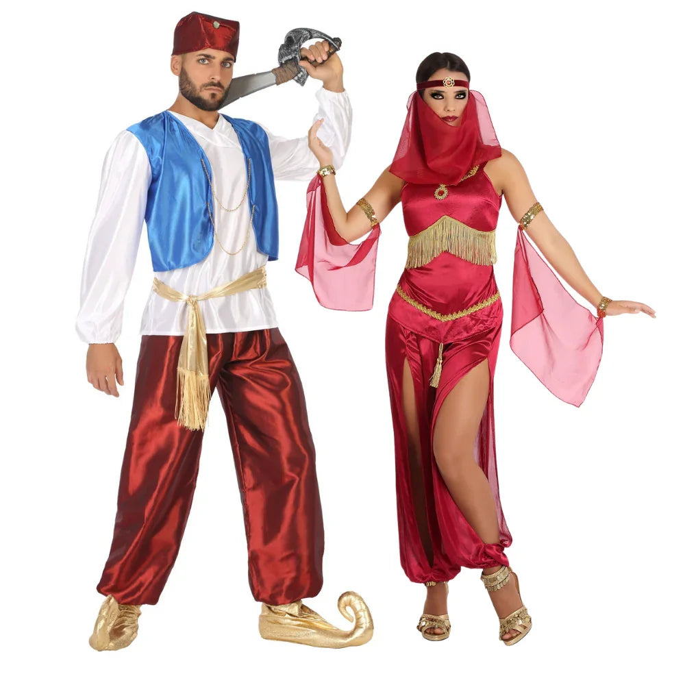 Disfraces en Pareja de Alí Babá y Princesa Árabe Árabes Disfraces Simon