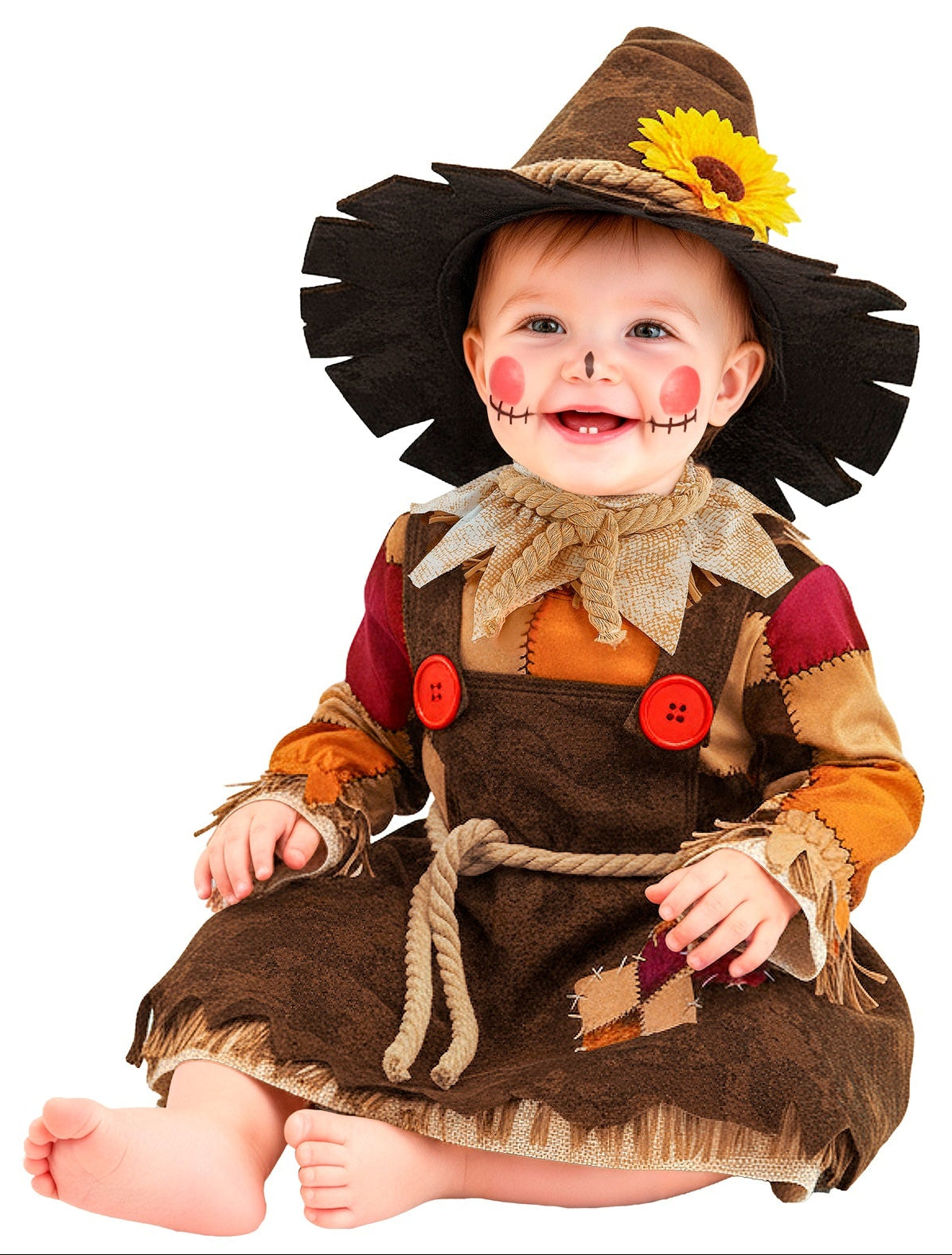 Costume Spaventapasseri Divertente per Neonato