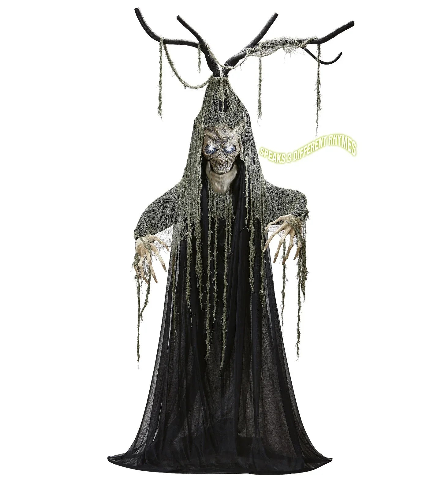 Árbol de Halloween con Luz, Sonido y Movimiento Decoración Halloween Widmann