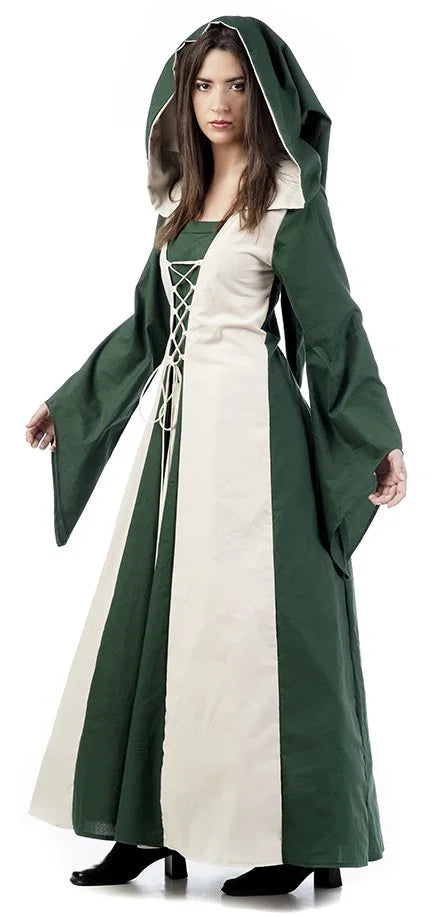 Disfraz de Hechicera Medieval Verde Medieval Limit Sport