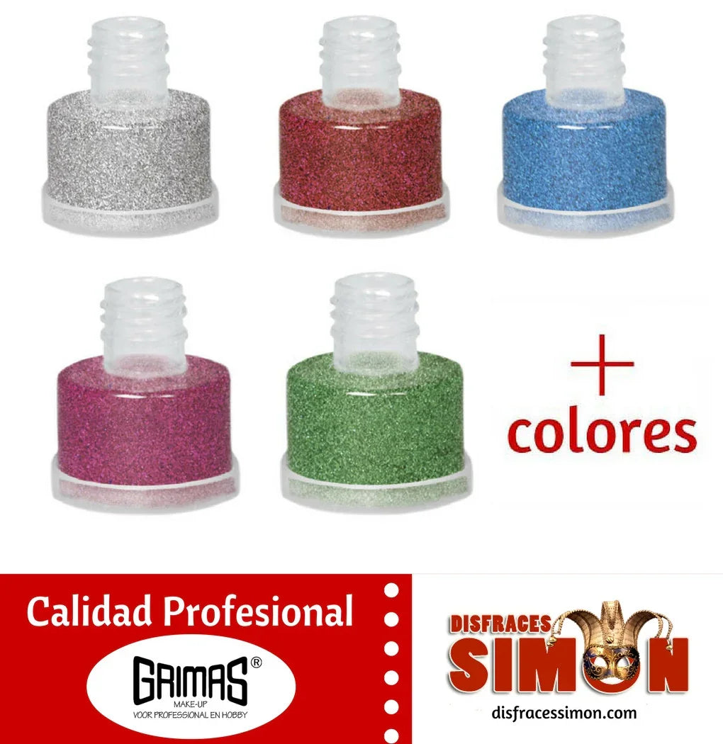 Purpurina en Polvo Profesional Maquillajes y Pinturas Grimas Blanco