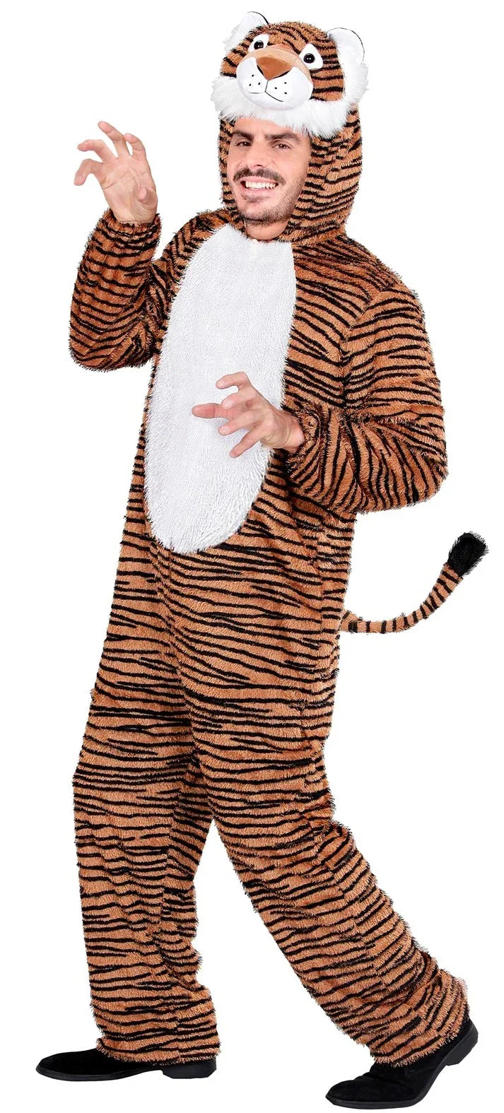 Disfraz de Tigre de Peluche Unisex Adultos Widmann
