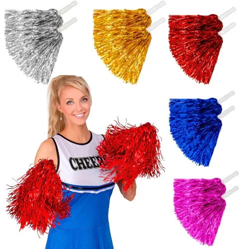 Set de Pompones Metalizados en Colores Pompones Widmann