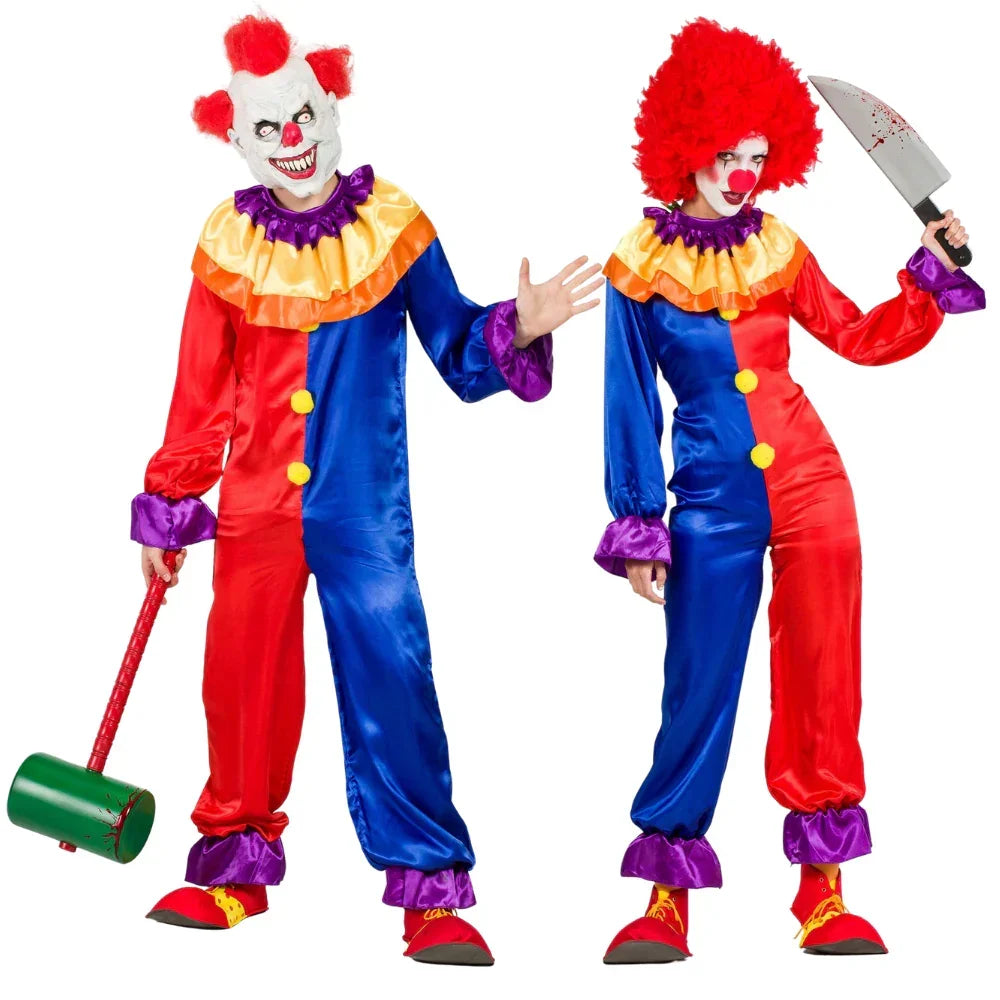 Disfraces en Pareja de Payasos Terroríficamente Divertidos Payaso Disfraces Simon