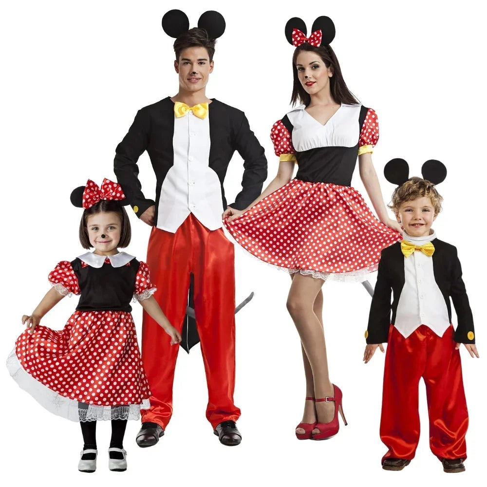 Disfraces para Grupo de Mickey y Minnie Mouse Mickey Mouse & Minnie Mouse Disfraces Simon