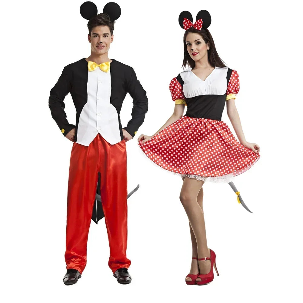 Disfraces en Pareja de Mickey y Minnie Mouse Mickey Mouse & Minnie Mouse Disfraces Simon