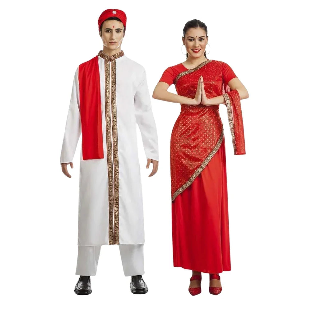 Disfraces en Pareja de Hindús Bollywood Hindús Disfraces Simon