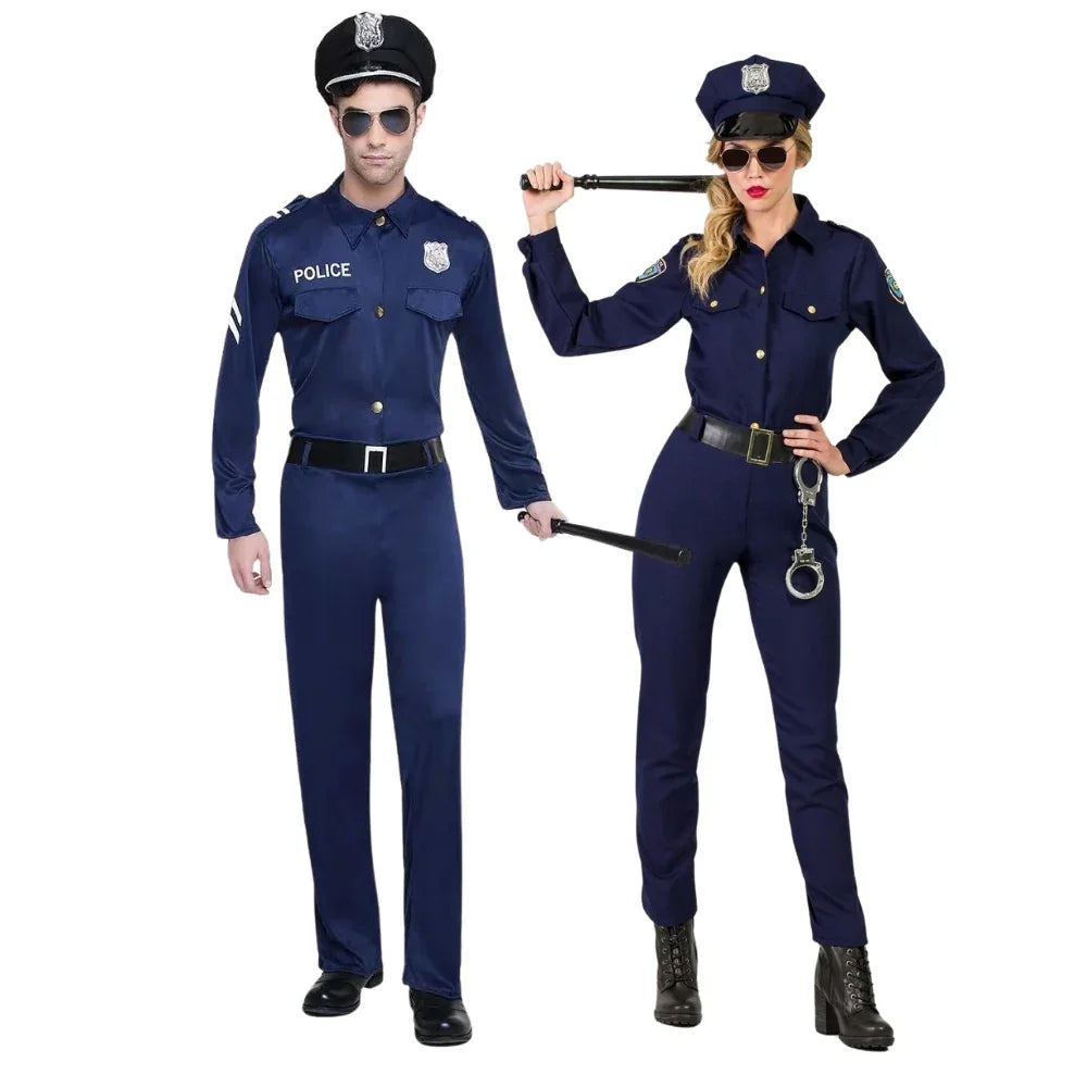 Disfraces en Pareja de Policías Americanos Policía Disfraces Simon