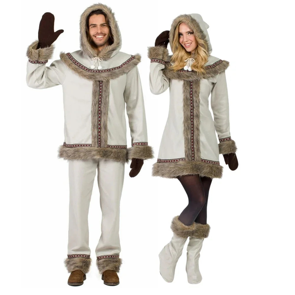 Disfraces en Pareja de Esquimal Nórdico Esquimales Disfraces Simon