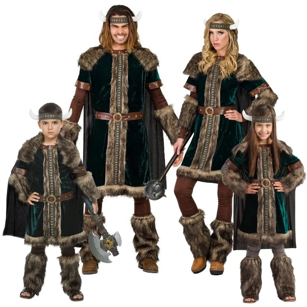 Disfraces para Grupo de Guerreros Vikingos Vikingo Disfraces Simon