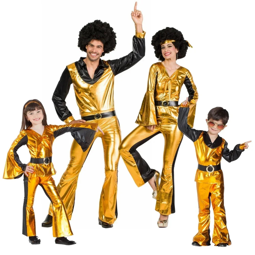 Disfraces para Grupo de Disco Dorado Discotequeros Disfraces Simon