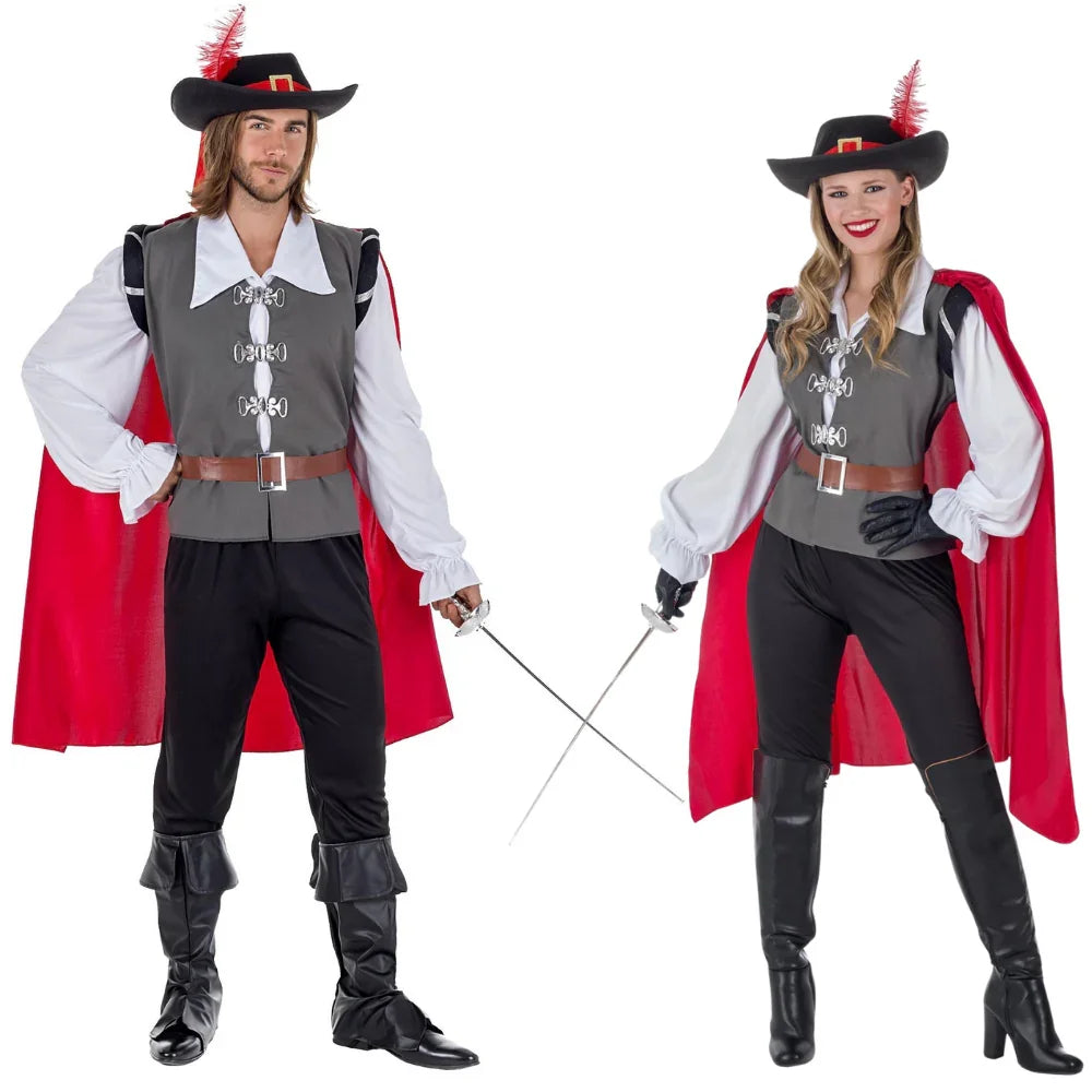 Disfraces en Pareja de Mosquetero Espadachín Mosqueteros Disfraces Simon