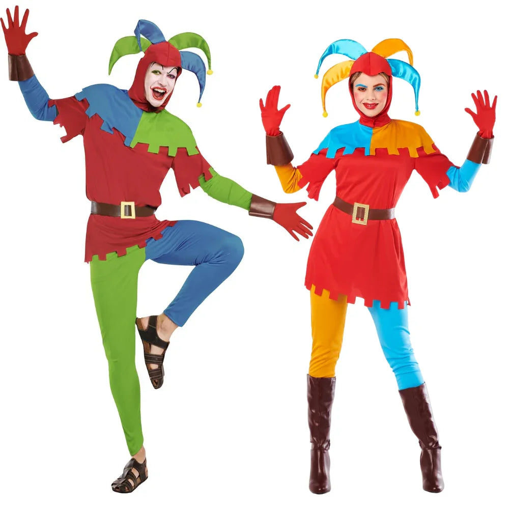 Disfraces en Pareja de Bufón Medieval Arlequines y Bufones Disfraces Simon
