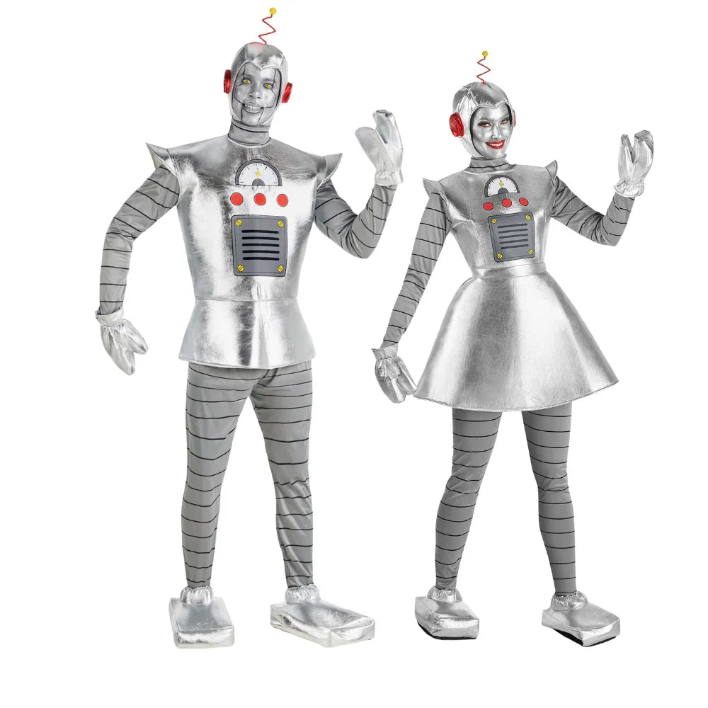Disfraces en Pareja de Robot Androide Robot Disfraces Simon