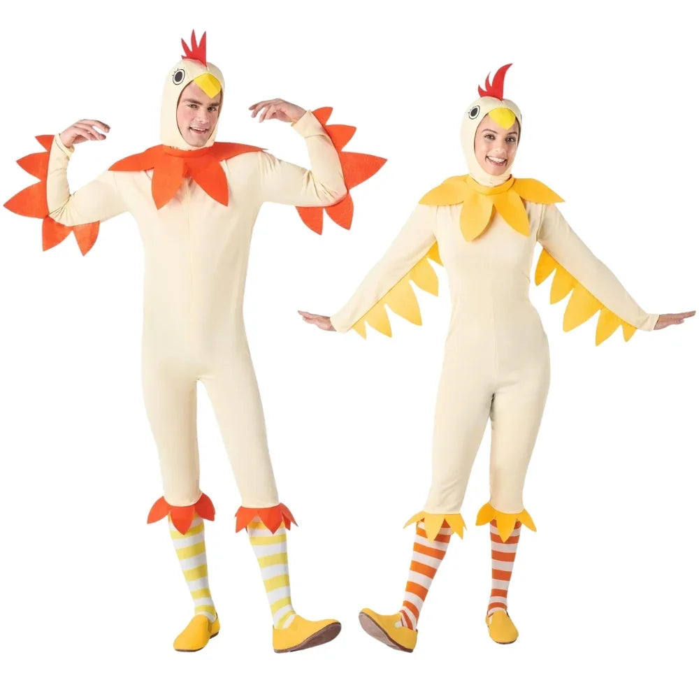 Disfraces en Pareja de Gallo y Gallina de Granja Pollo y Gallina Disfraces Simon