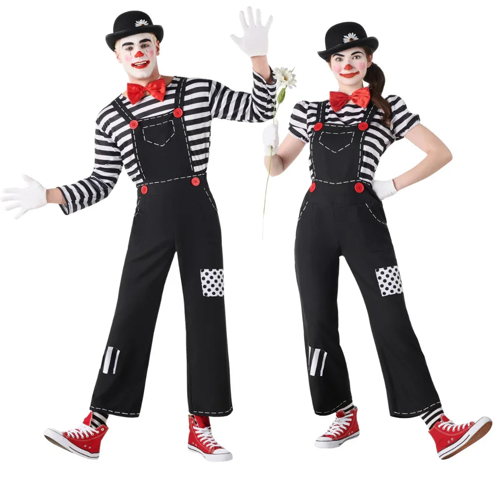 Disfraces en Pareja de Mimo con Peto Mimo Disfraces Simon