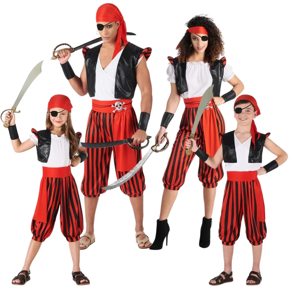 Disfraces para Grupo de Piratas con Parche Pirata Disfraces Simon