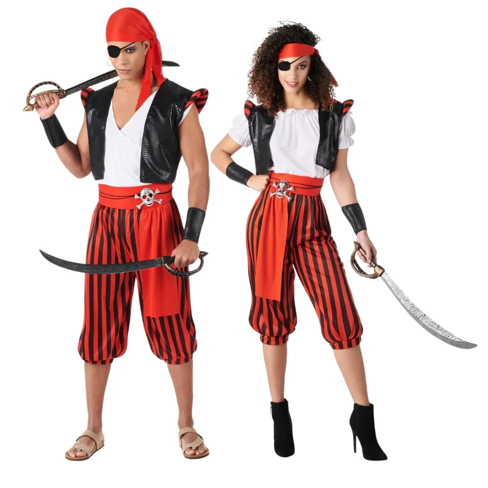 Disfraces en Pareja de Pirata con Parche Piratas Disfraces Simon