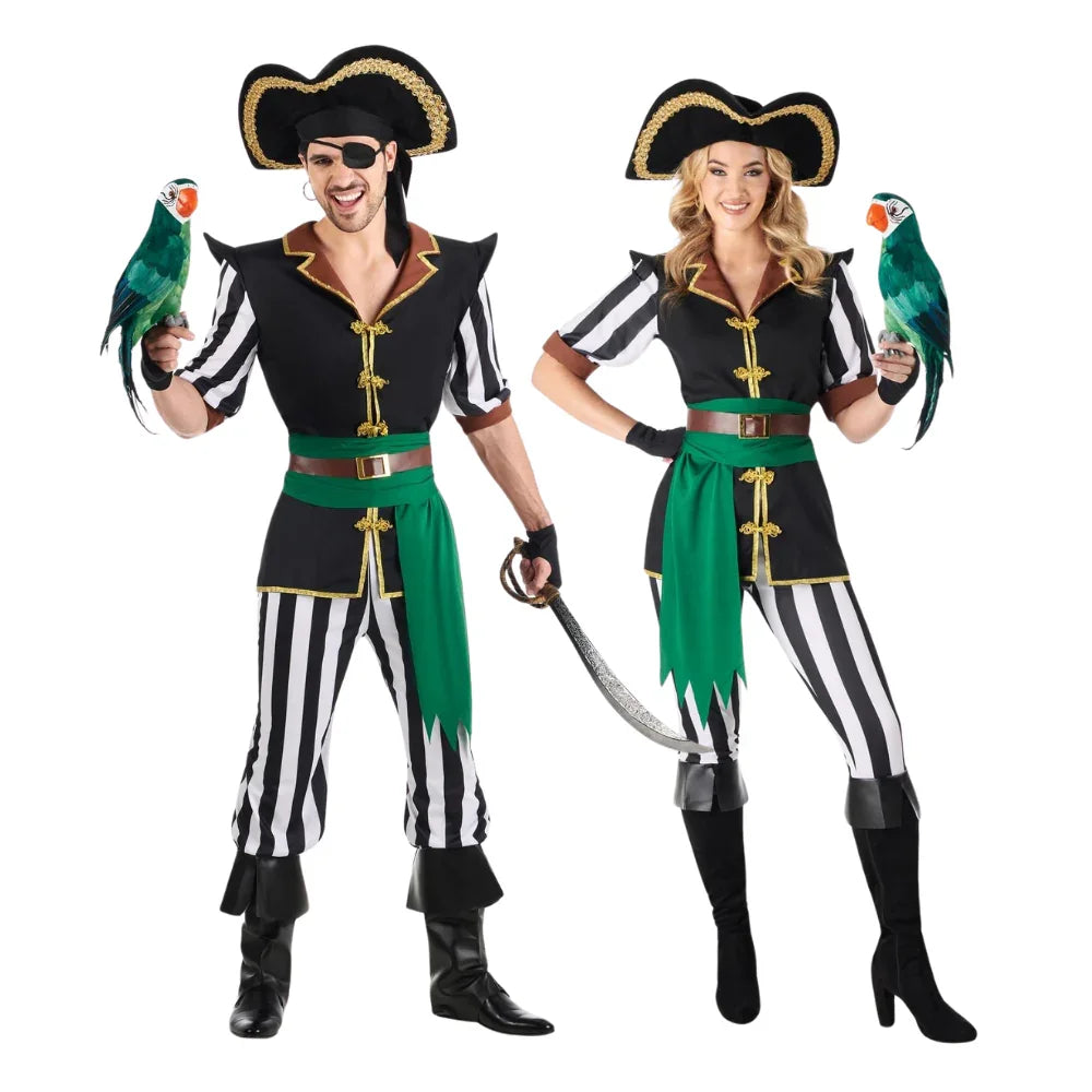 Disfraces en Pareja de Piratas Elegantes Piratas Disfraces Simon